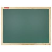 Доска для мела, Brauberg 238798 Wood магнитная 45х60см, зеленая, деревянная рамка