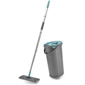 Комплект для уборки Miley 901-618 Light MOP швабра, ведро 8 л/7 л двухкамерное с отжимом, насадка