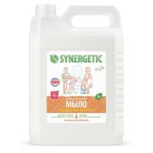 Мыло жидкое Synergetic 105506 Миндальное молочко, гипоаллергенное, биоразлагаемое 5л