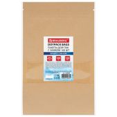 Пакет Brauberg 700694 дой-пак с замком ZIP Lock, крафт с окном 60мм, 200х300 + 50мм, 100 штук, 150 мкм