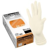 Перчатки латексные смотровые Manual DC750-01 50 пар 100 шт, размер S малый, белые