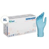 Перчатки нитриловые смотровые Dermagrip D1104-27 Ultra, 90 пар 180 штук, повышенная чувствительность, размер 9-10, XL очень большой