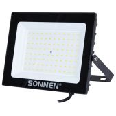 Прожектор Sonnen 238415 100 Вт, 6500 К, 8000 Лм, IP65, 250x178x27мм, черный светодиодный