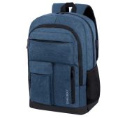Рюкзак Heikki 273893 CONCORDance универсальный, отделение для ноутбука, синий, 47x32x15 см