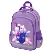 Рюкзак Пифагор 273164 School, 1 отделение, 3 кармана, Bubble tea, 38x28х14 см