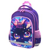 Рюкзак Пифагор 273166 School, 1 отделение, 3 кармана, Magic kitty, 38x28х14 см