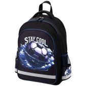 Рюкзак Пифагор 274440 School, 1 отделение, 3 кармана, Stay cool, 38x28х14 см
