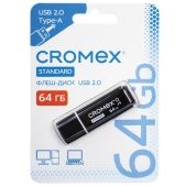 Флеш-диск 64Gb Cromex 514160 КРОМЕКС Standard USB 2.0, черный