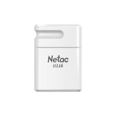 Флеш-диск 64Gb Netac NT03U116N-064G U116, USB 2.0, белый,-20WH