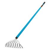Грабли цветочные Grinda 39483-10 SR-10 250х70х1550мм, 10 зубьев, алюминийиниевый черенок, ProLine