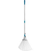 Грабли веерные Grinda 421868_z01 PR-50, длина 800 - 1240мм, ширина 170 - 450мм, телескопический алюминиевый черенок, регулируемые ProLine