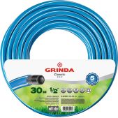 Шланг поливочный 30м Grinda 8-429001-1/2-30_z02 Classic, 1/2, 25 атм, трёхслойный, армированный, сетчатое армирование полиамидной нитью