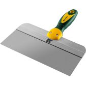 Шпатель Kraftool 10036-250 250мм, широкое полотно, алюминиевая направляющая, двухкомпонентная ручка, нержавеющий, фасадный