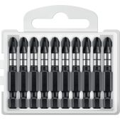 Биты Kraftool 26191-3-50-S10 Impact PH 3, 50мм, 10 шт, Ударные