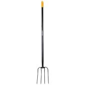 Вилы садовые Rabbitex 700489 Long Handle цельнометаллические 22х30см, общая длина 150см, черенок сталь