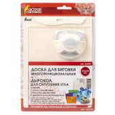 Доска для биговки Остров Сокровищ 662780 16х21.5 см и дырокол угла, набор,