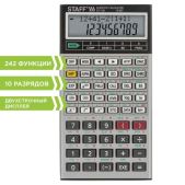 Калькулятор инженерный 10+2 разрядов Staff 250138 STF-169 143х78мм, 242 функции