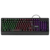 Клавиатура Sonnen 513948 K305 проводная USB, 104 клавиши, LED-подсветка, черная