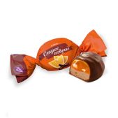 Конфеты шоколадные Konti 13914 Сладкое созвучие со вкусом шоколада и апельсина, 1.0кг пакет