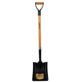 Лопата совковая Rabbitex 700484 Fiberglass стальная 23х28 см, общая длина 115 см, черенок стекловолокно, V-ручка,