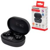 Гарнитура Sonnen 514125 EP-BH25B беспроводная TWS внутриканальная с микрофоном, Bluetooth 5.3, черная