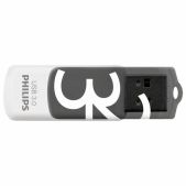 Флеш-диск 32Gb Philips FM32FD00B/97 VIVID, разъем USB 3.0, черный