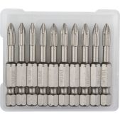 Биты Kraftool 26121-1-50-10 X-Drive PH1, 50мм, 10 шт, торсионные