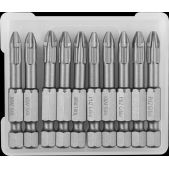 Биты Kraftool 26121-2-50-10 X-Drive PH2, 50мм, 10 шт, торсионные