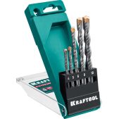 Набор сверл Kraftool 29166-H5 Extreme, 5 шт: 4-5-6-8-10мм, трехгранный хвостовик, по бетону