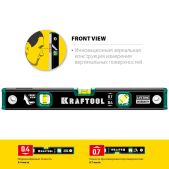 Уровень 40см Kraftool 34781-40 с зеркальным глазком
