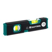 Уровень 20см Kraftool 34782 KOMPAKT-200, 200мм, усиленный профиль, с зеркальным глазком, компактный магнитный