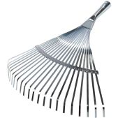 Грабли веерные Raco 4231-53/732 450мм, 22 плоских зубца, усиленные, гальваническое покрытие