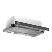 Выдвижной блок Elikor 45H-400-В2Д Интегра Glass нержавеющая сталь черн