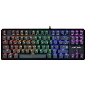 Клавиатура Defender 45410 Avenger GK-412 RU черный 87 кл./ Outemu Red / радужн. подсветка игровая механическая