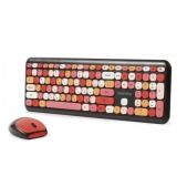 Комплект беспроводной (клавиатура + мышь) Smartbuy SBC-666395AG-K черный мультимедийный