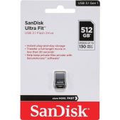 Устройство USB Flash Drive 512Gb SanDisk SDCZ430-512G-G46 Ultra Fit USB3.1