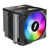 Вентилятор 1STPlayer CY12L-D-BK CRYO CY12L-D Black / 6HPx6mm, dual tower, 2x120мм ARGB fans, 750-1900 RPM, 57.6 CFM, 38.2 dBA /