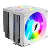 Вентилятор 1STPlayer CY12L-D-WH CRYO CY12L-D White / 6HPx6mm, dual tower, 2x120мм ARGB fans, 750-1900 RPM, 57.6 CFM, 38.2 dBA /
