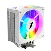 Вентилятор 1STPlayer CY12L-WH CRYO CY12L White / 4HPx6mm, single tower, 1x120мм ARGB fan, 750-1900 RPM, 57.6 CFM, 38.2 dBA /