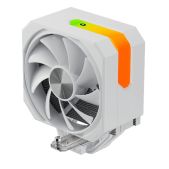 Вентилятор upHere UP1TC4 White 4HPx6mm, 230W TDP, single tower, 1xвентилятор 120мм, 600-1650RPM, 68 CFM, 25dBA, ARGB cover