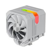 Вентилятор upHere UP2TC6 White 6HPx6mm, 265W TDP, dual tower, 2xвентилятор 120мм, 600-1650RPM, 68 CFM, 25dBA, ARGB cover