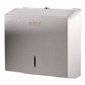 Диспенсер для полотенец Лайма 605696 Professional Inox, Система H3 V-сложения, нержавеющая сталь, матовая