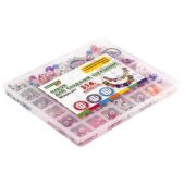 Набор для творчества Brauberg 665298 Kids 314 элементов Розовый в пластиковом боксе
