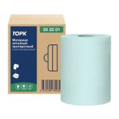 Протирочный нетканый материал Tork 352201 Advanced, 253 листа в рулоне, 39.5х27.6 см, бирюзовый