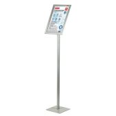Рамка Brauberg 232209 на стойке для рекламы большого формата 297х420мм, А3, алюминиевая, прижимные стороны