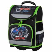 Ранец Юнландия 271399 WISE, 1 отделение, 3 кармана, устойчивое дно, Crusher, 37x29х15 см