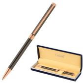 Ручка подарочная шариковая Galant 143524 ASTRON Bronze, корпус металлический, детали розовое золото, узел 0.7мм, синяя