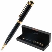 Ручка подарочная шариковая Galant 144177 Bernini, корпус черный, детали золото, узел 0.7мм, линия письма 0.5мм, синяя