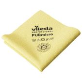 Салфетки Vileda 174072 ПУРмикро Актив комплект 5шт, супервпитывание, микроволокно, желтый 38x35см
