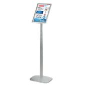 Стойка информационная Brauberg 238224 Extra напольная A4 с алюминиевым клик-профилем 210х297мм
